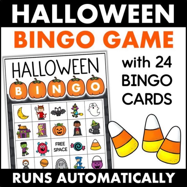 Halloween bingo game